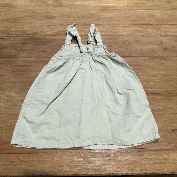 H&M Dusty Green Button-Down Dress - Picture 4 of 4